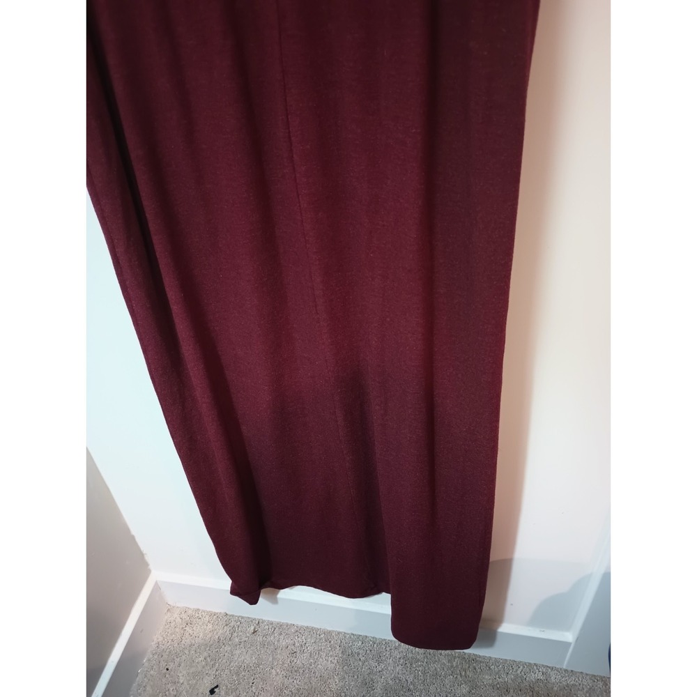 Carol Anderson Sleeveless Maxi Dress – Burgundy – Drawstring Waist – No Size Tag - Picture 5 of 5